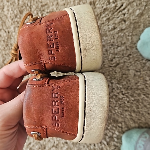 Sperry, mens size 7.5, brown - Picture 6 of 6